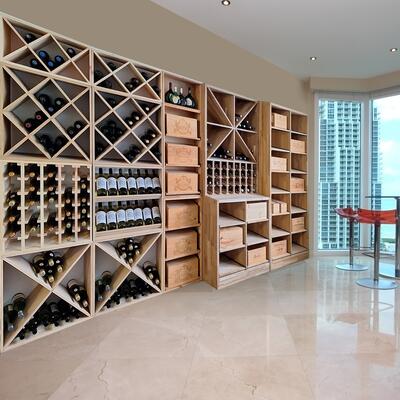Product image for 'VINVARIO wine rack system, 60 cm, natural oak'