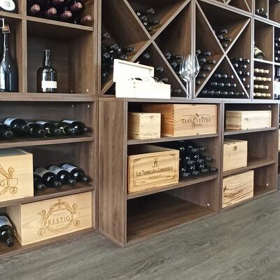 Product image for 'Wine rack system CAVEPRO in walnut'