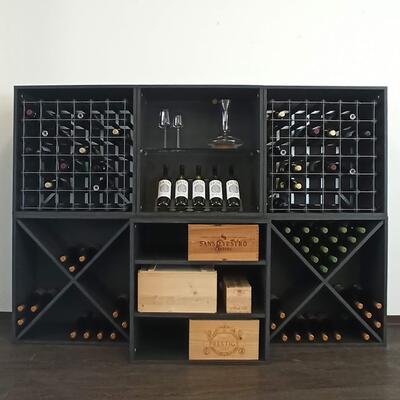 Product image for 'Wine rack system CAVEPRO in ash graphite'