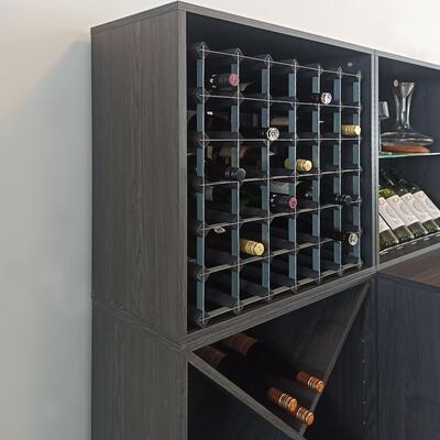 Product image for 'Shelf module with metal grid, ash graphite'