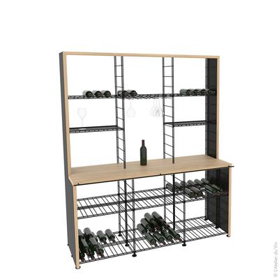 Product image for 'CONNAISSEUR wine rack system, 3 modules'