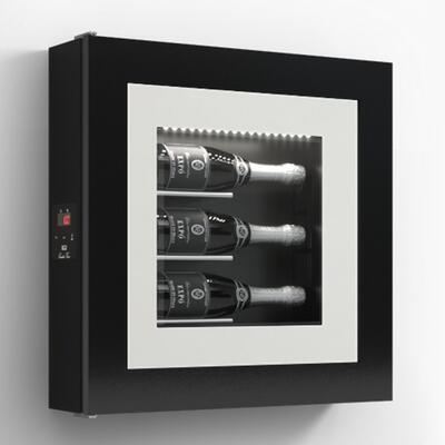Product image for 'Climatised wall wine rack for 3 bottles, model 5'