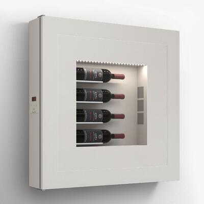 Product image for 'Climatised wall wine rack for 4 bottles, model 1'
