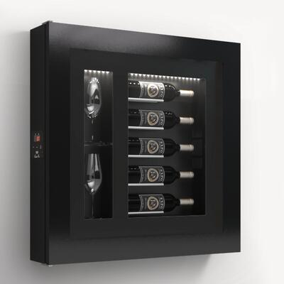 Product image for 'Climatised wall wine rack for 5 bottles, model 5'