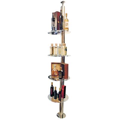 Product image for 'Display rack CAMPANILE, acrylic, stainless steel'