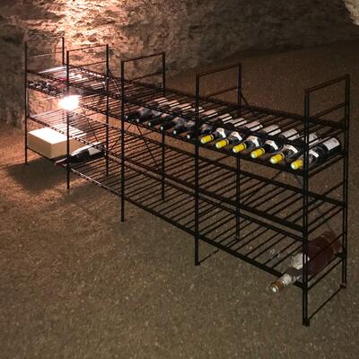 Product image for 'LA CAVE metal wine rack system, H 90 cm'