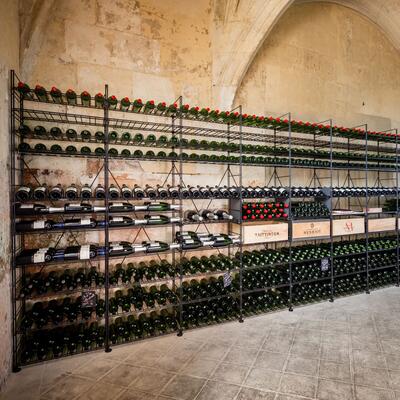 Product image for 'LA CAVE metal wine rack system, h 220 cm'