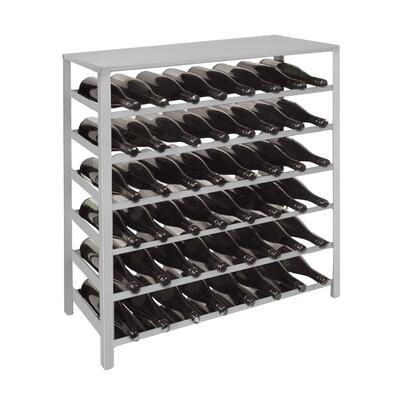 Product image for 'Metal Wine Rack BLACK PURE, Model 11, low, silver'