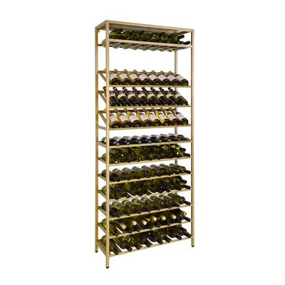 Product image for 'Metal Wine Rack BLACK PURE, Model 5, gold'