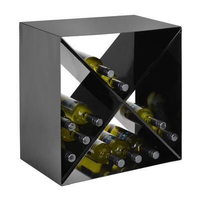 Product image for 'Metal wine rack System CUBE, black'