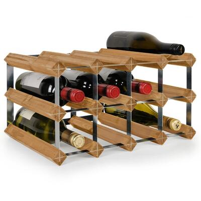 Product image for 'Modular wine rack system TREND light brown, 12 bottles'