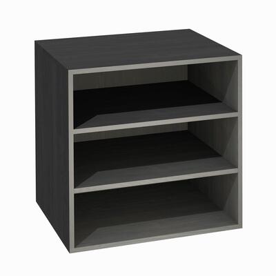 Product image for 'Module with 2 shelves, D 55 cm, ash graphite'