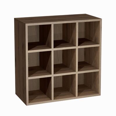 Product image for 'Module with 9 compartments, walnut'