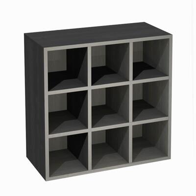 Product image for 'Shelving module with 9 compartments, ash graphite'