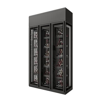 Product image for 'Vitrus glass cabinet, w 158 cm, 3 doors, 18 compartments'