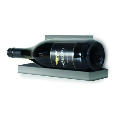 Product image for 'Wall mounted wine rack for 1 bottle 0,75l, silver'