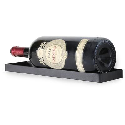 Product image for 'Wall wine rack Black Pure for 1 magnum bottle'