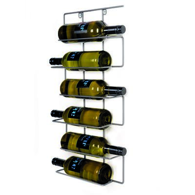 Product image for 'Wall wine rack WALLIS silver'