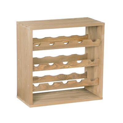 Product image for 'Wine rack 50 cm, Module STANDARD, Untreated pine'