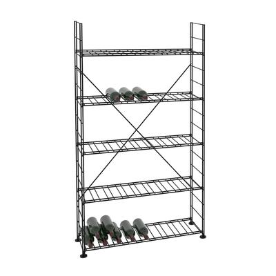 Product image for 'Wine rack LA CAVE, H 170 x W 93 cm, 5 shelves'