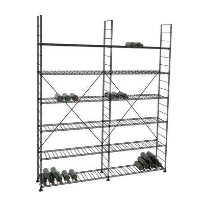 Product image for 'Wine rack LA CAVE, H 220 x W 183 cm, 12 shelves'