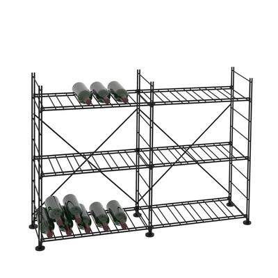 Product image for 'Wine rack LA CAVE, H 90 x W 123 cm, 6 shelves'
