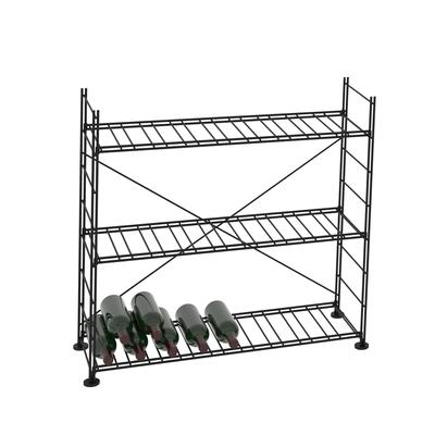 Product image for 'Wine rack LA CAVE, H 90 x W 93 cm, 3 shelves'