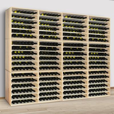 Product image for 'Wine rack LINEA made of pine wood'