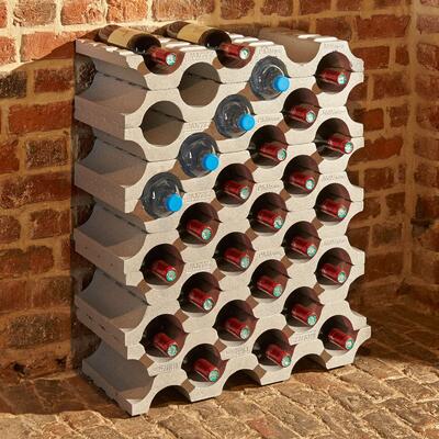 Product image for 'Wine rack PIERRE made of synthetic material'