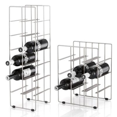 Product image for 'Wine rack PILARE, nickel plated metal'