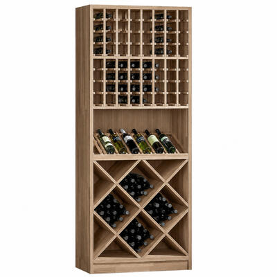 Product image for 'Wine rack PRESTIGE 3 made of solid oak'