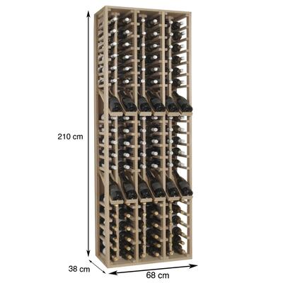 Product image for 'Wine rack PROVINALIA, module 10, oak'
