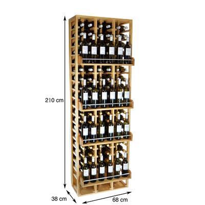 Product image for 'Wine rack PROVINALIA, module 11, oak'