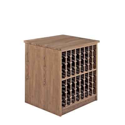 Product image for 'Wine rack island PRESTIGE, free-st., brown stained oak'