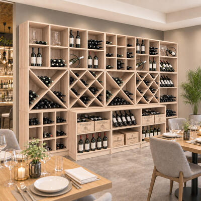 Product image for 'Wooden wine rack system CAVEPRO, light oak'