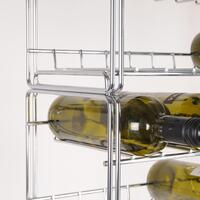 Product image for 'Metal wine rack SAUVIGNON, chrome coated'