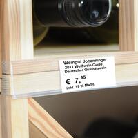 Product image for 'Wine rack label system, scanner rails H 2,4 x L 50 cm'