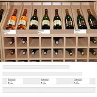Product image for 'Wine rack label system, scanner rail H 3,9 x L 70 cm'
