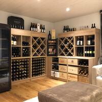 Product image for 'Wooden wine rack system CAVEPRO, light oak'