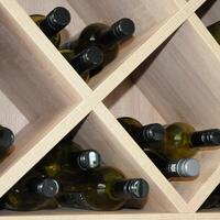 Product image for 'Rack module, diamond shaped insert, light oak'