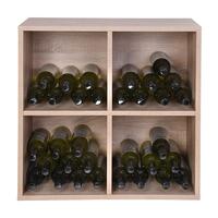 Product image for 'Rack module , 4 compartments, light oak'