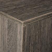 Product image for 'Rack module, 2 removable shelves, wenge, depth 55 cm'
