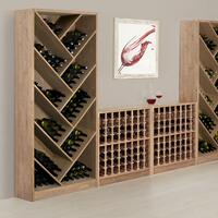 Product image for 'Wine rack PRESTIGE 11.1, brown stained oak'