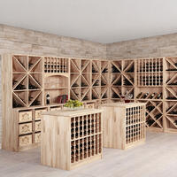 Product image for 'Wine rack series PRESTIGE made of solid oak, natural'