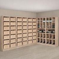 Product image for 'Wine rack series PRESTIGE made of solid oak, natural'