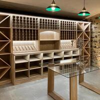 Product image for 'Wine rack series PRESTIGE made of solid oak, natural'