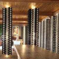 Product image for 'Wine rack LUCIDA, acrylic with LED lightning'