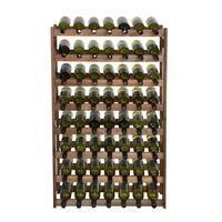 Product image for 'Wooden wine rack SIMPLEX, model 3, brown stain'