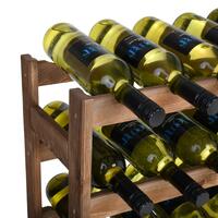 Product image for 'Wooden wine rack SIMPLEX, model 3, brown stain'