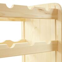 Product image for 'Wooden wine rack OPTIPLUS, model 1, untreated wood'